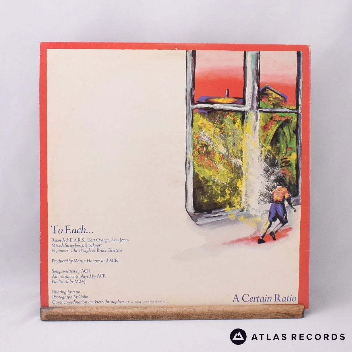 A Certain Ratio - To Each... - Gatefold LP Vinyl Record - VG+/VG+ - Image 3