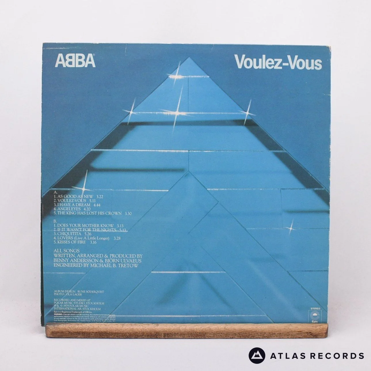 ABBA - Voulez-Vous - Lyric Sheet LP Vinyl Record - VG+/EX - Image 2