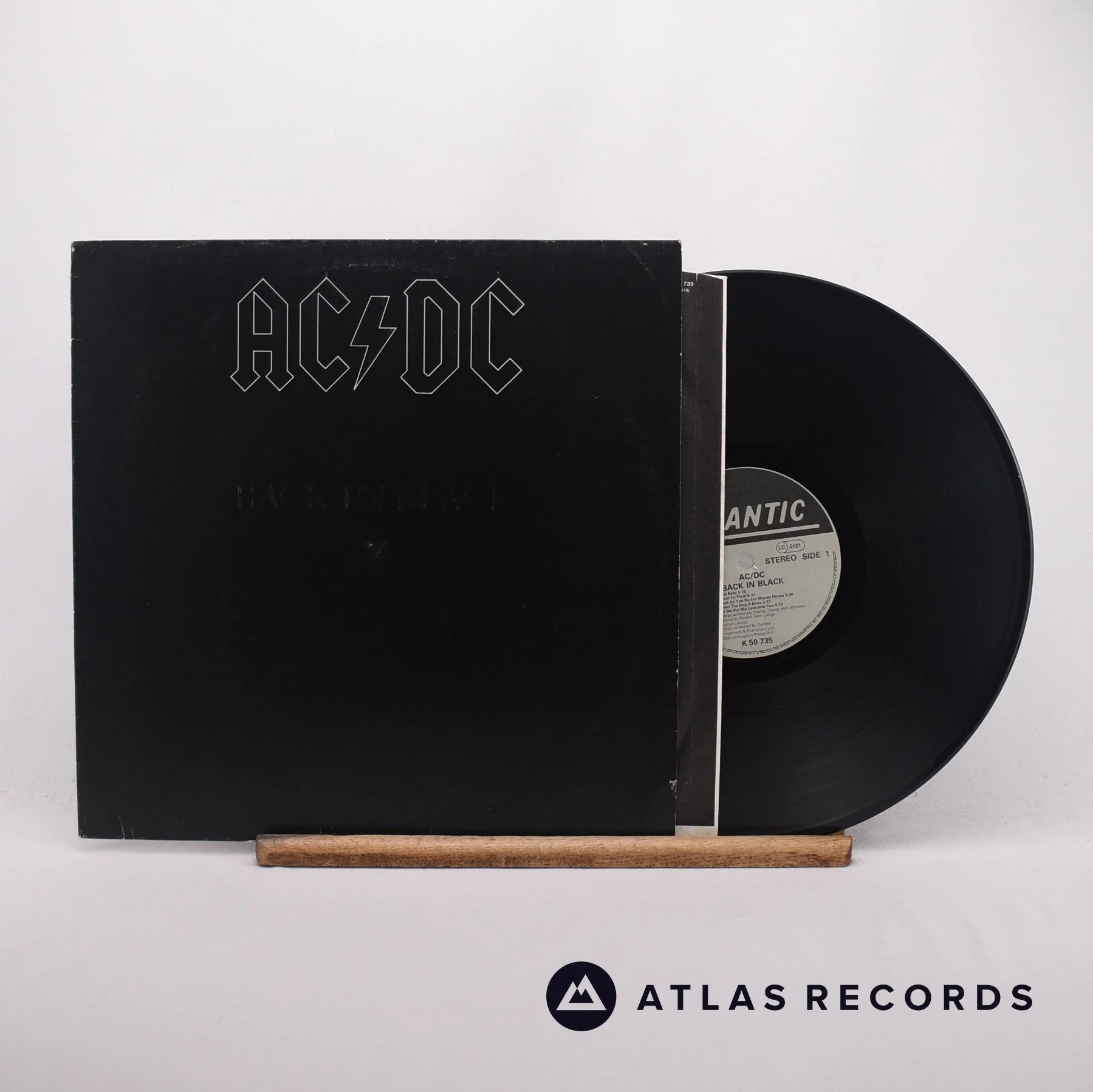 AC/DC - Back In Black - Embossed Sleeve LP Vinyl Record - VG+/EX