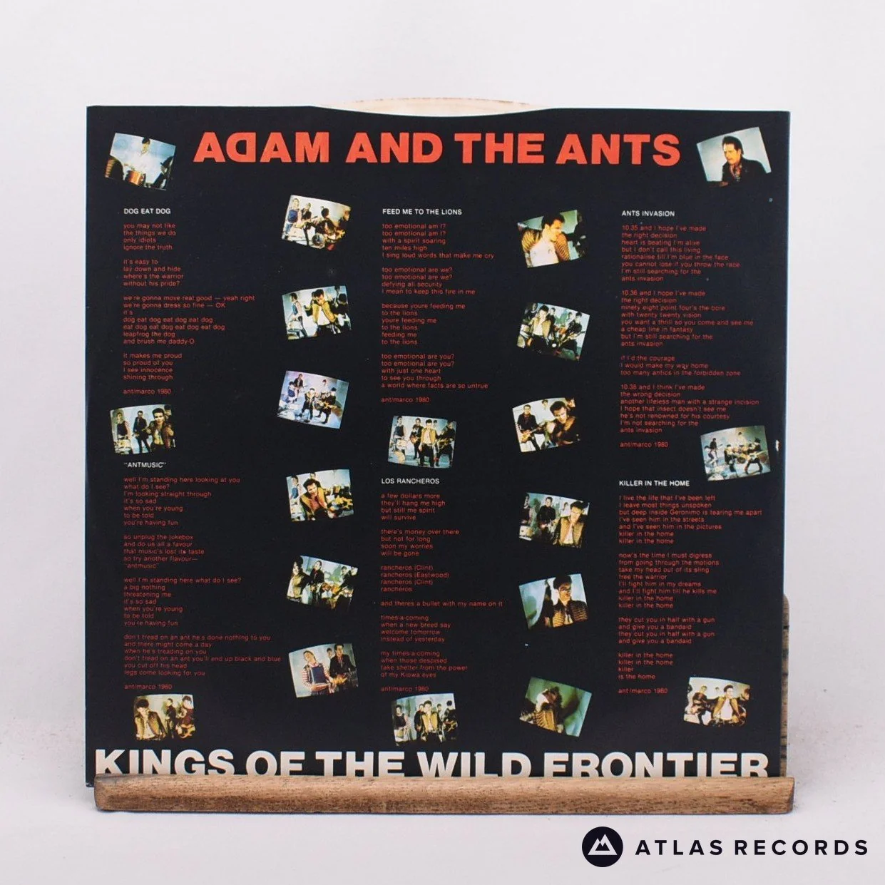 Adam And The Ants - Kings Of The Wild Frontier - LP Vinyl Record - VG+/EX - Image 3