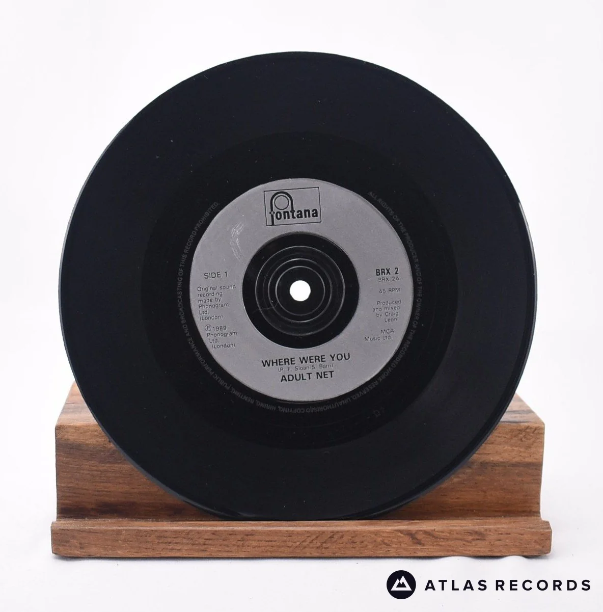 Adult Net - Where Were You - 7" Vinyl Record - VG+/VG+ - Image 3