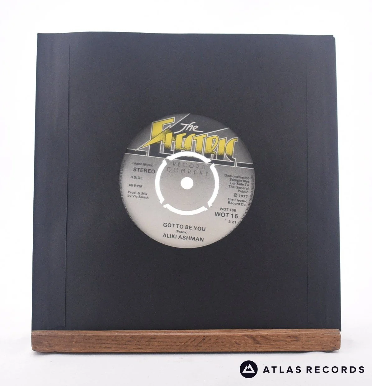 Aliki Ashman - A Simple Love Song - Promo 7" Vinyl Record - NM - Image 2