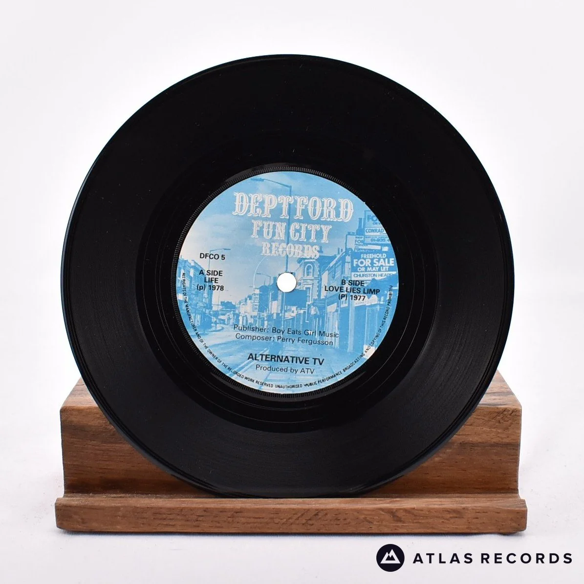 Alternative TV - Life - 7" Vinyl Record - VG+/VG+ - Image 3