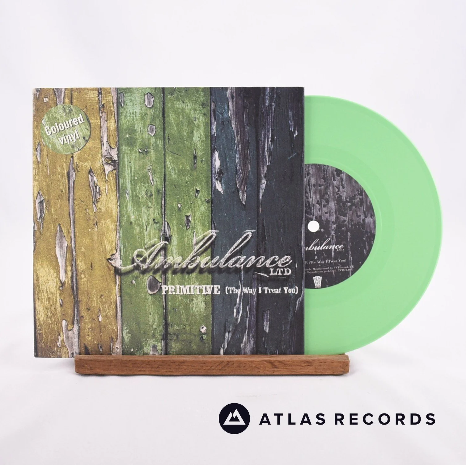 Ambulance LTD - Primitive - Green 7" Vinyl Record - NM/NM