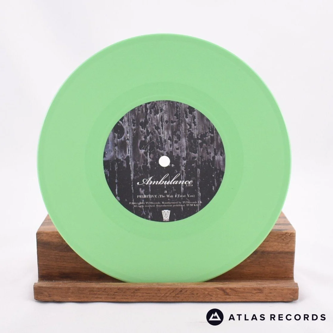 Ambulance LTD - Primitive - Green 7" Vinyl Record - NM/NM - Image 3