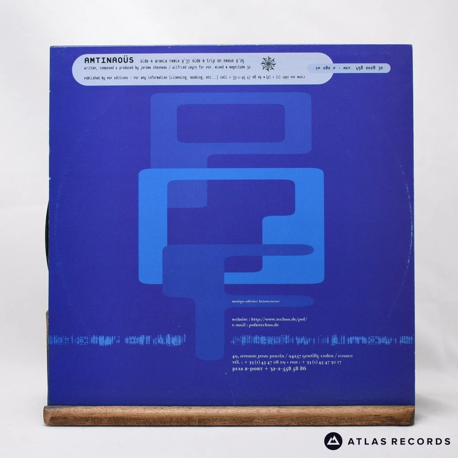 Amtinaoüs - Araxia (Remix) / Trip On Nexus - 12" Vinyl Record - VG+/VG+ - Image 2