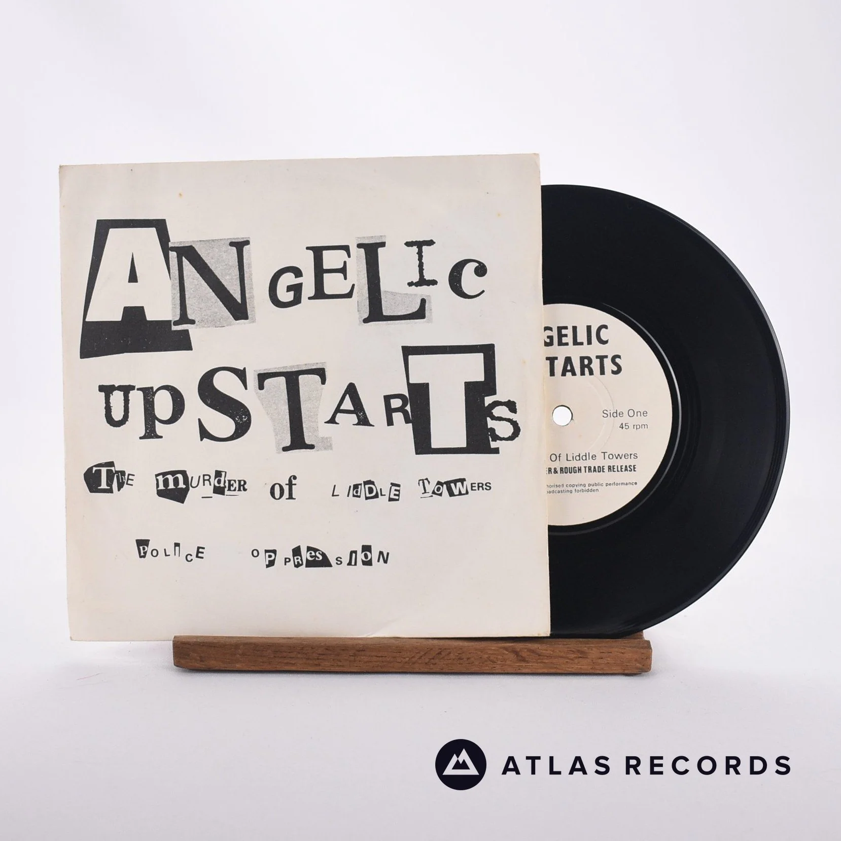 Angelic Upstarts - The Murder Of Liddle Towers - Reissue 7" Vinyl Record - EX/EX