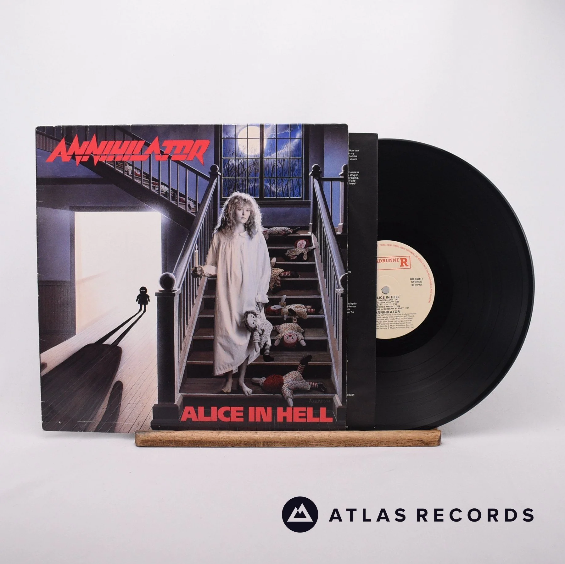 Annihilator - Alice In Hell - Canada LP Vinyl Record - VG+/VG+