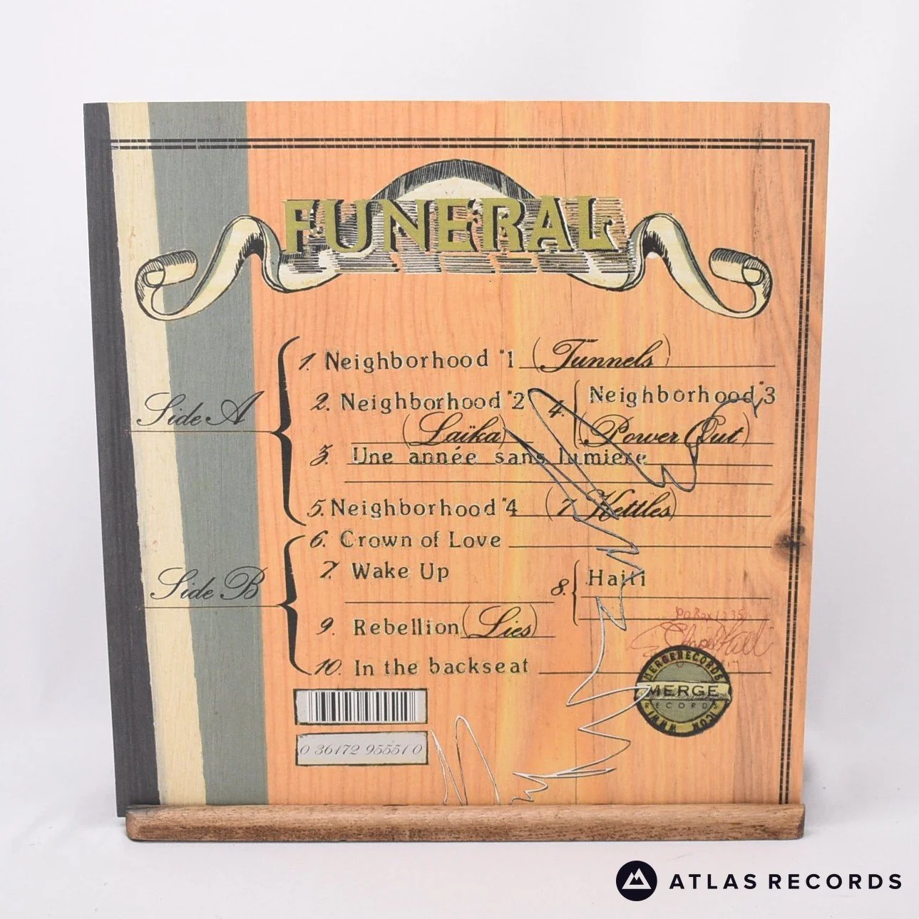 Arcade Fire - Funeral - Embossed Sleeve Insert LP Vinyl Record - EX/VG+ - Image 3