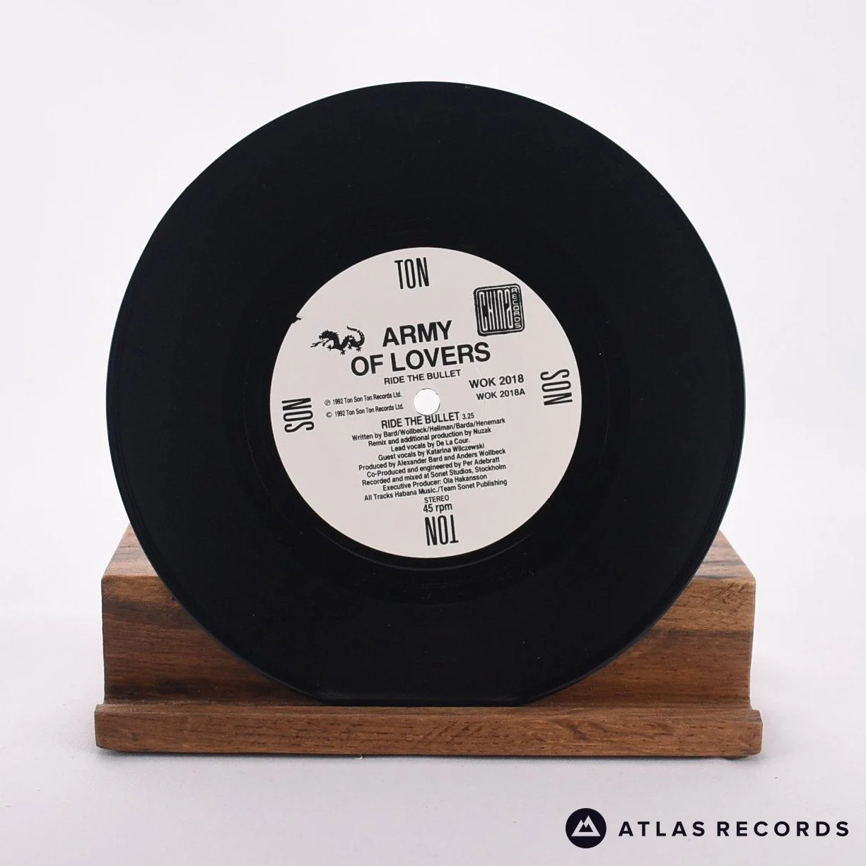 Army Of Lovers - Ride The Bullet - 7" Vinyl Record - EX/EX - Image 3