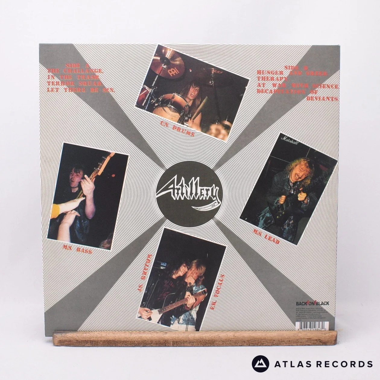 Artillery - Terror Squad - Clear Reissue Gatefold A B LP Vinyl Record - NM/NM - Image 3