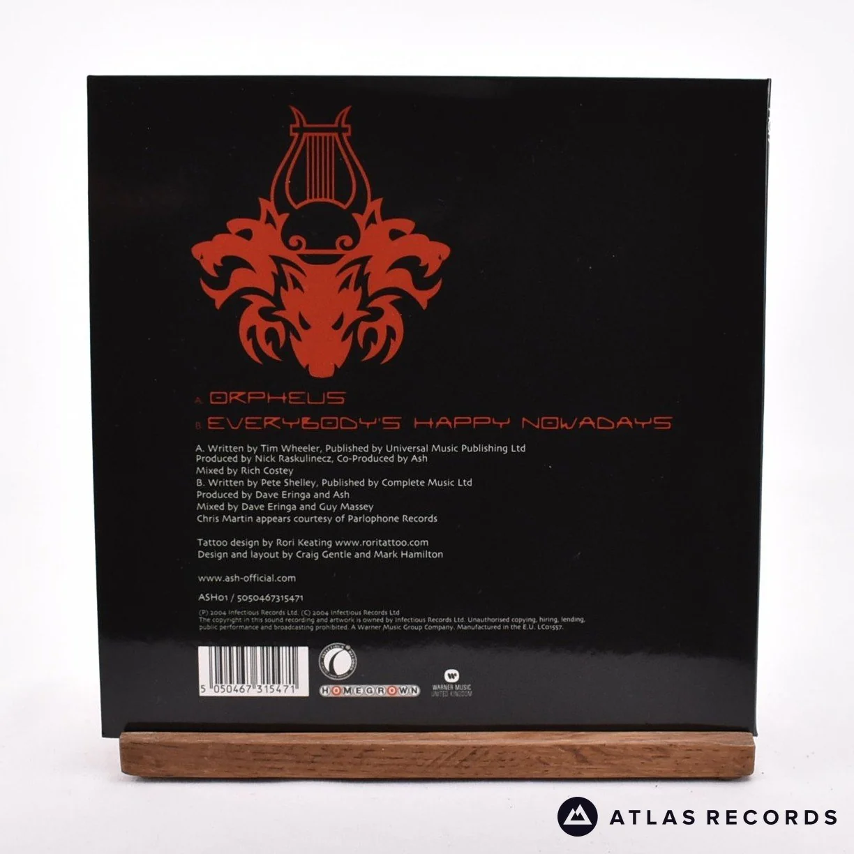 Ash - Orpheus - Limited Edition Numbered Gatefold 7" Vinyl Record - NM/NM - Image 3