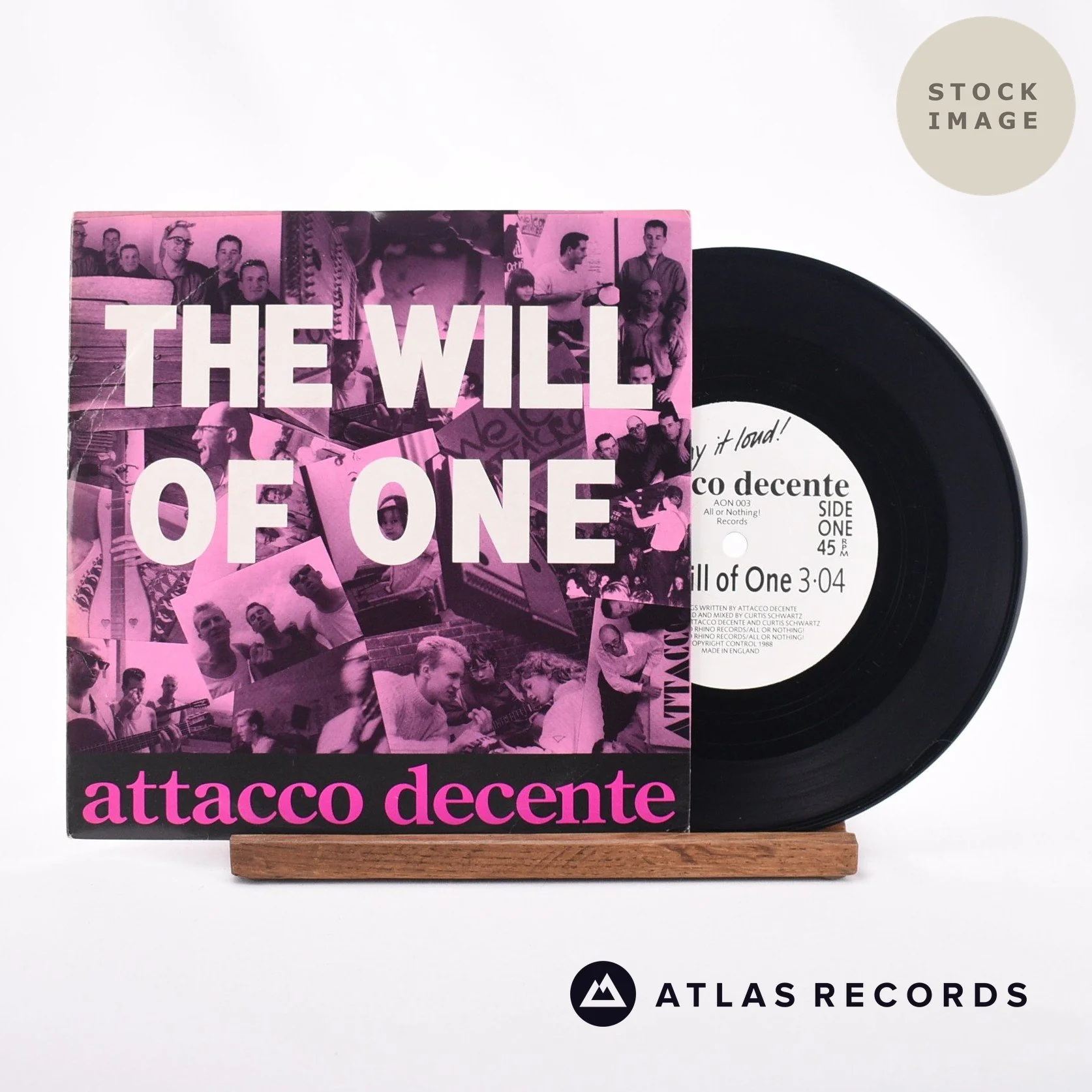 Attacco Decente - The Will Of One - 7" Vinyl Record