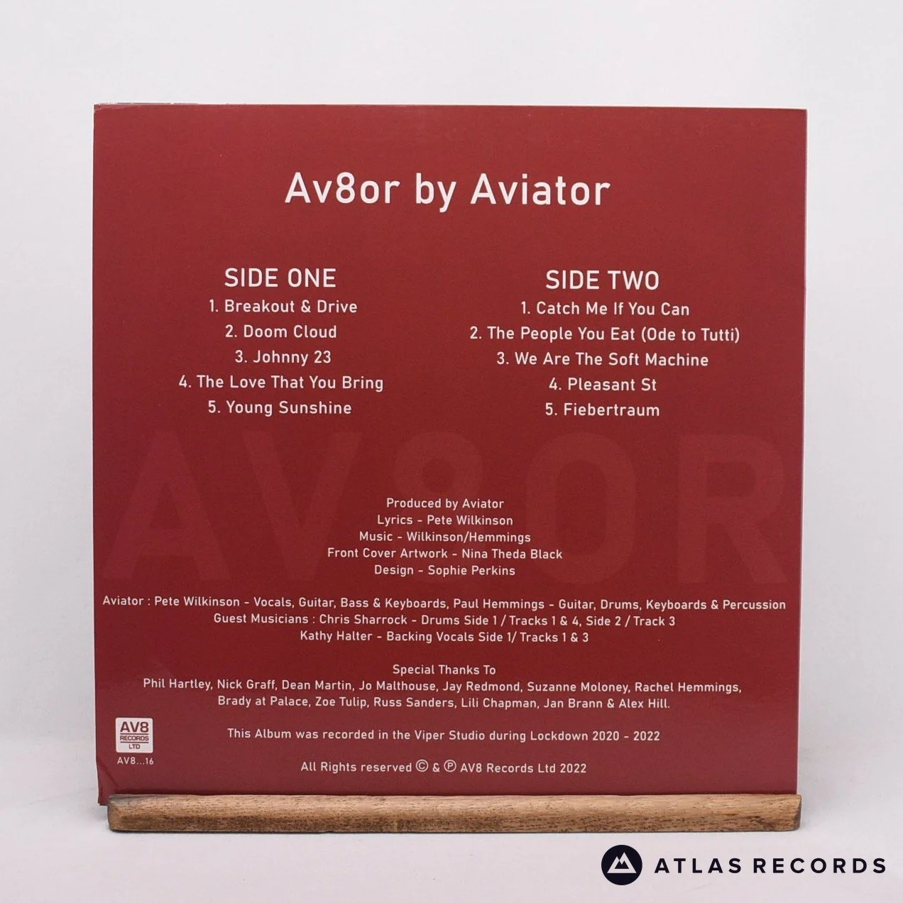 Aviator - Av8or - LP Vinyl Record - NM/EX - Image 2