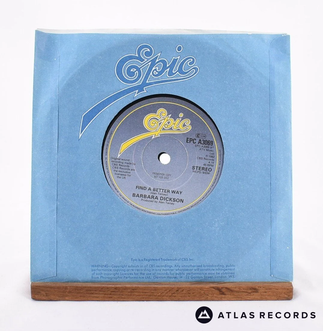 Barbara Dickson - Stop In The Name Of Love - Promo 7" Vinyl Record - EX/VG+ - Image 2