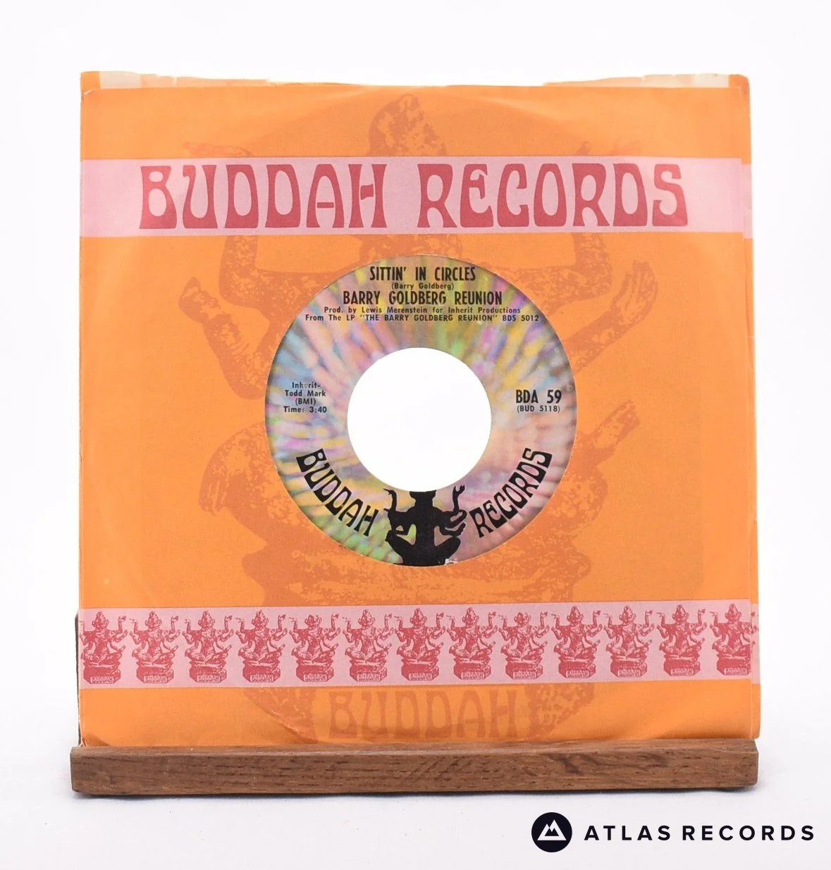 Barry Goldberg Reunion - Hole In My Pocket / Sittin' In Circles - 7" Vinyl Record - VG+/EX - Image 2
