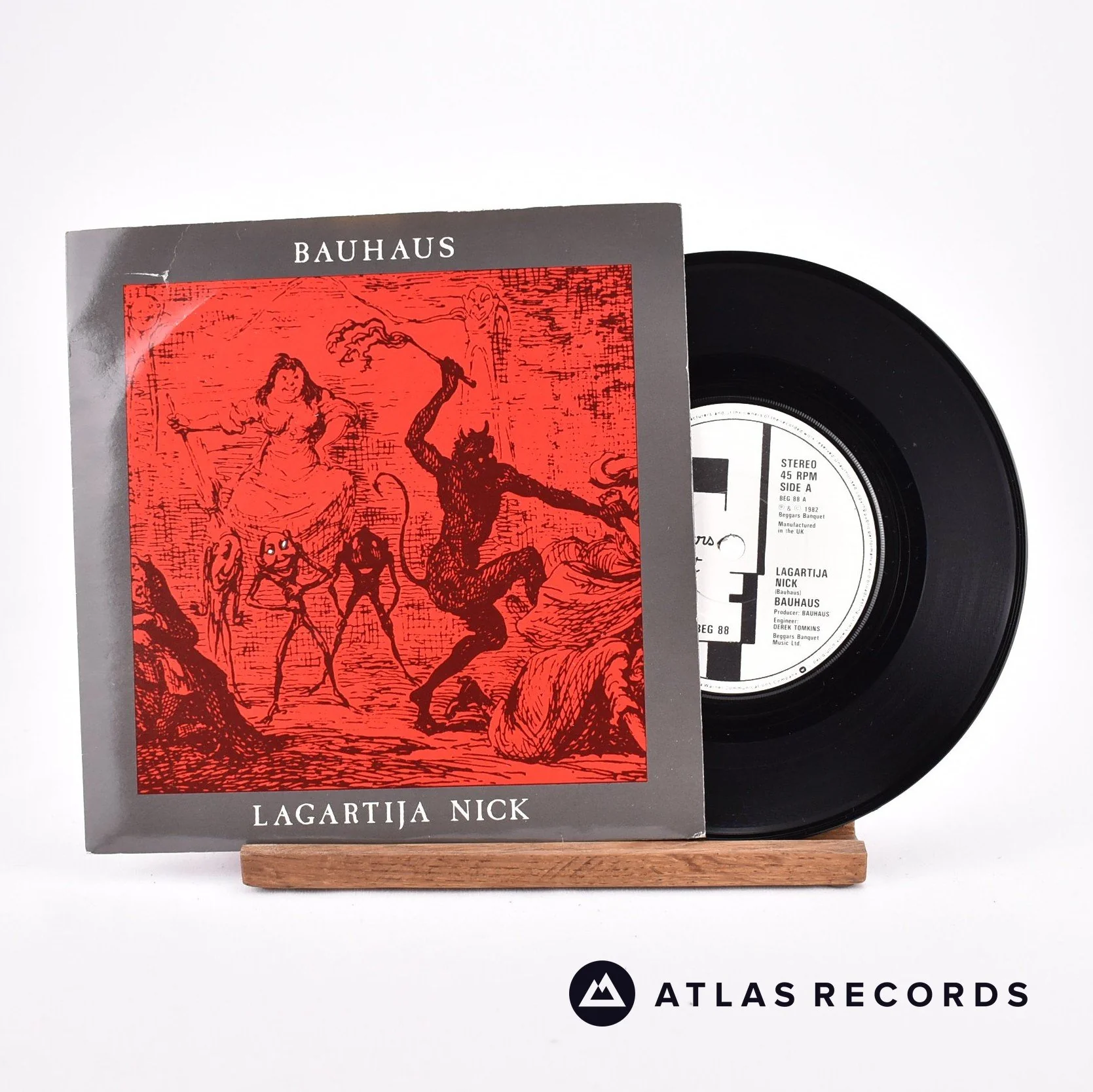 Bauhaus - Lagartija Nick - 7" Vinyl Record - EX/VG+