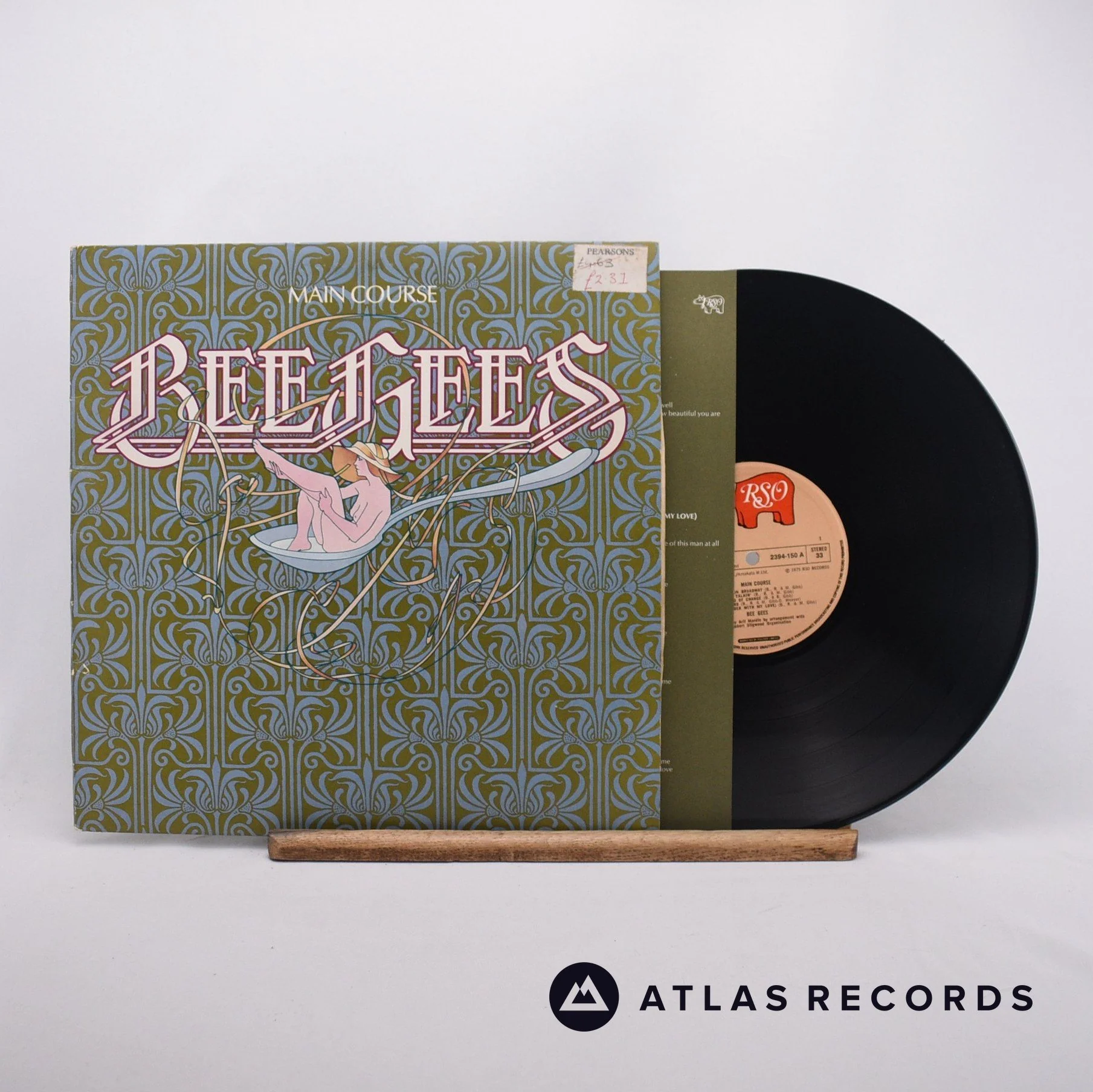 Bee Gees - Main Course - Lyric Sheet LP Vinyl Record - VG+/EX