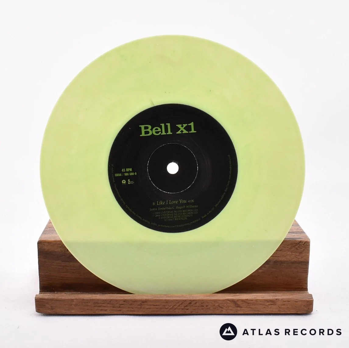 Bell X1 - Eve, The Apple Of My Eye - Green 7" Vinyl Record - NM/NM - Image 4