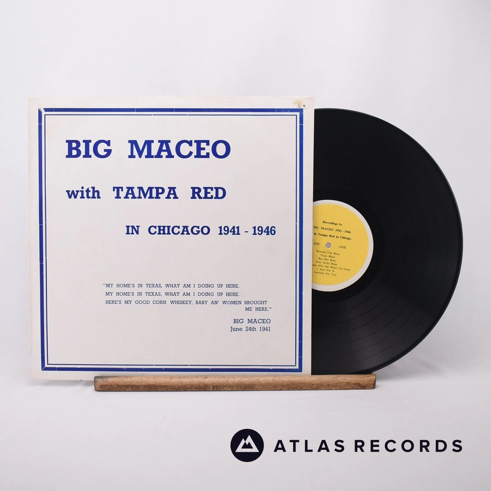 Big Maceo - Big Maceo With Tampa Red In Chicago 1941 - 1946 - LP Vinyl Record