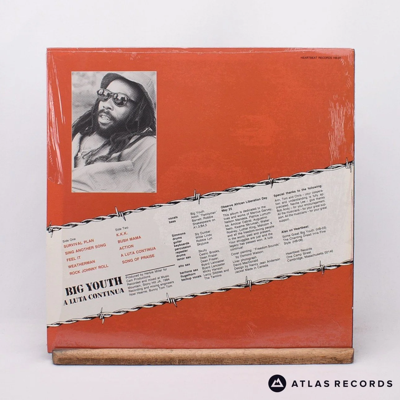 Big Youth - A Luta Continua - LP Vinyl Record - EX/EX - Image 2