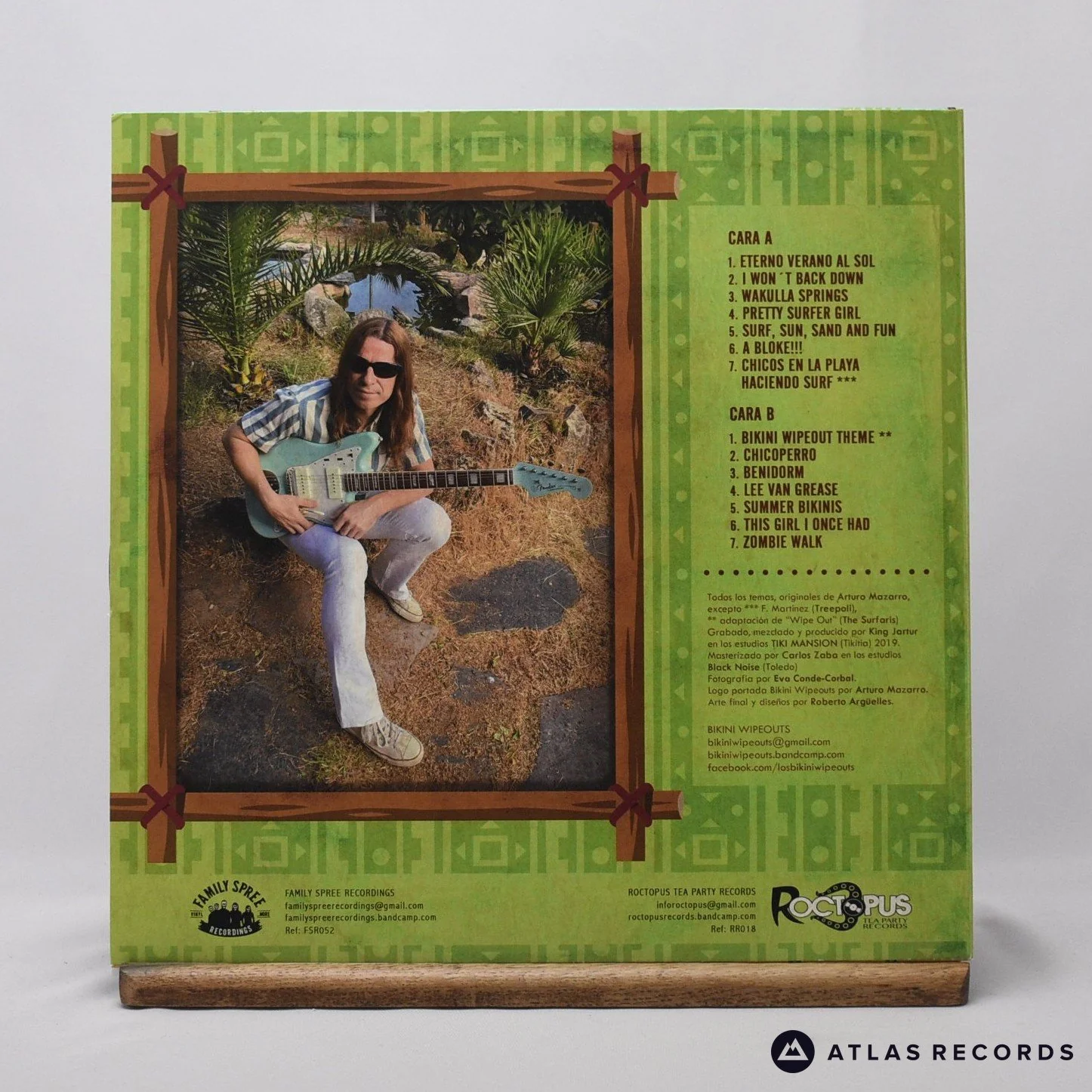 Bikini Wipeouts - Eterno Verano Al Sol - Insert LP Vinyl Record - NM/VG+ - Image 2