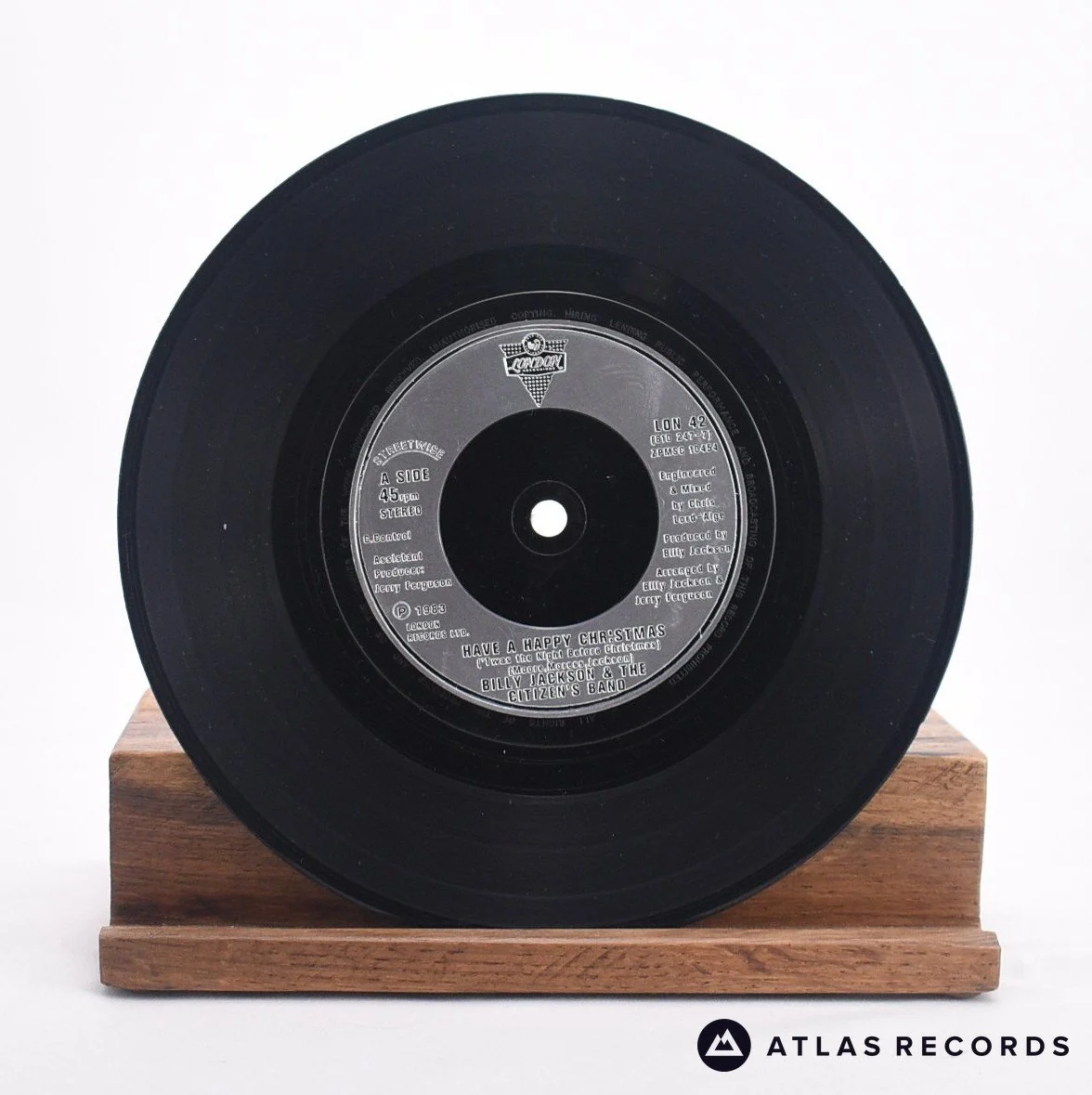 Billy Jackson & The Citizens' Band - Have A Happy Christmas - 7" Vinyl Record - VG+/EX - Image 3
