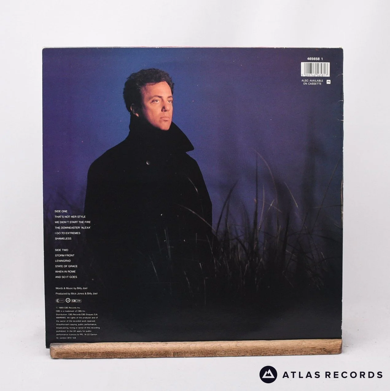 Billy Joel - Storm Front - LP Vinyl Record - EX/EX - Image 2
