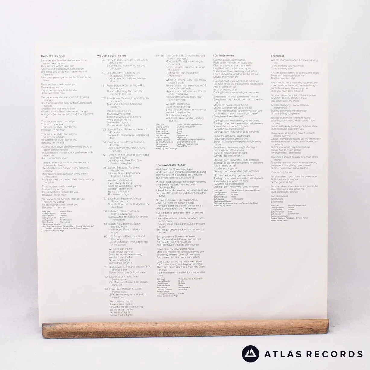 Billy Joel - Storm Front - LP Vinyl Record - EX/EX - Image 3