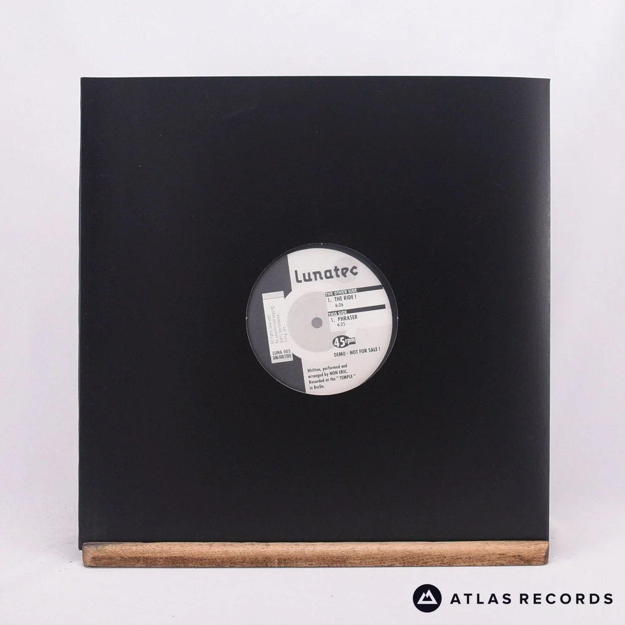 Bionic Boom - The Ride! - Promo 12" Vinyl Record -