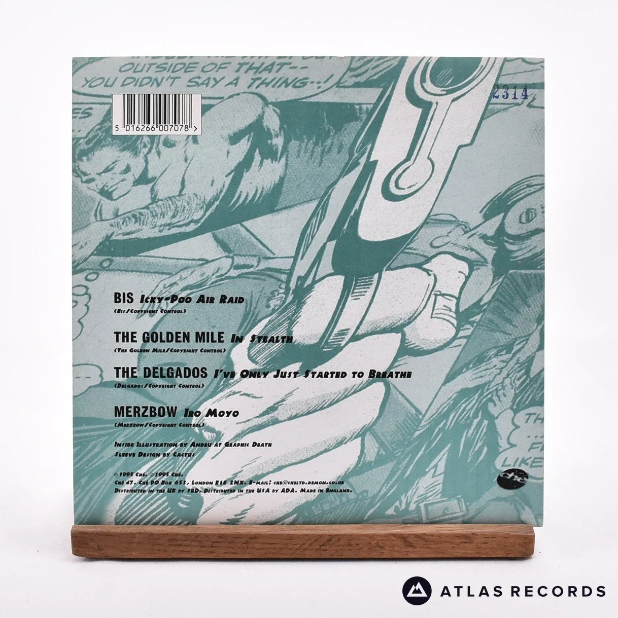 Bis - Che Trading Limited Presents... - Turquoise 2 x 7" Vinyl Record - NM/EX - Image 2
