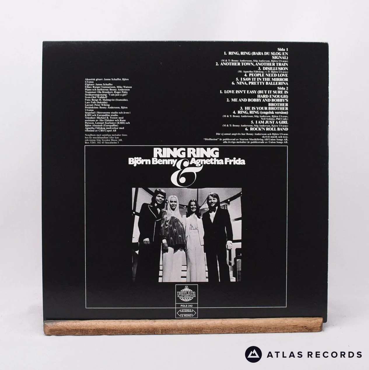 Björn & Benny, Agnetha & Anni-Frid - Ring Ring - LP Vinyl Record - EX/NM - Image 2