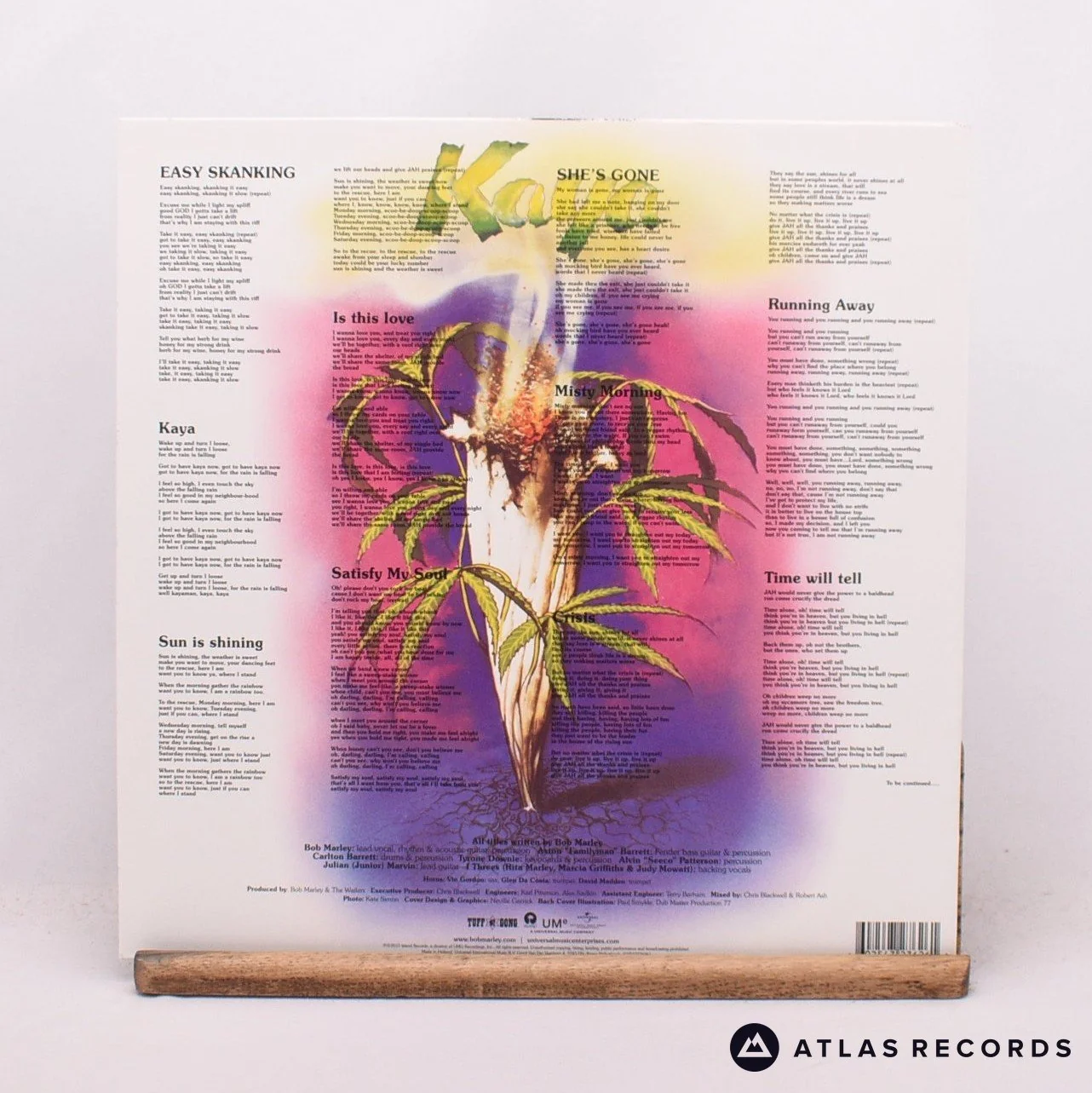 Bob Marley & The Wailers - Kaya - 180G -A -B LP Vinyl Record - EX/NM - Image 2