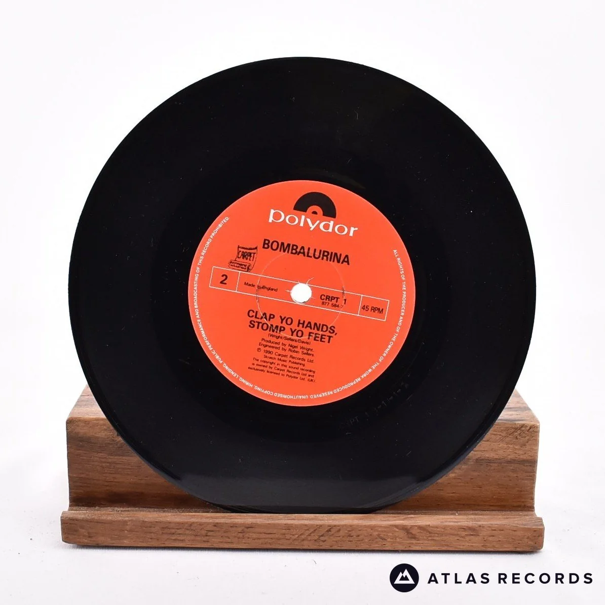 Bombalurina - Itsy Bitsy Teeny Weeny Yellow Polka Dot Bikini - 7" Vinyl Record - VG+/VG+ - Image 4