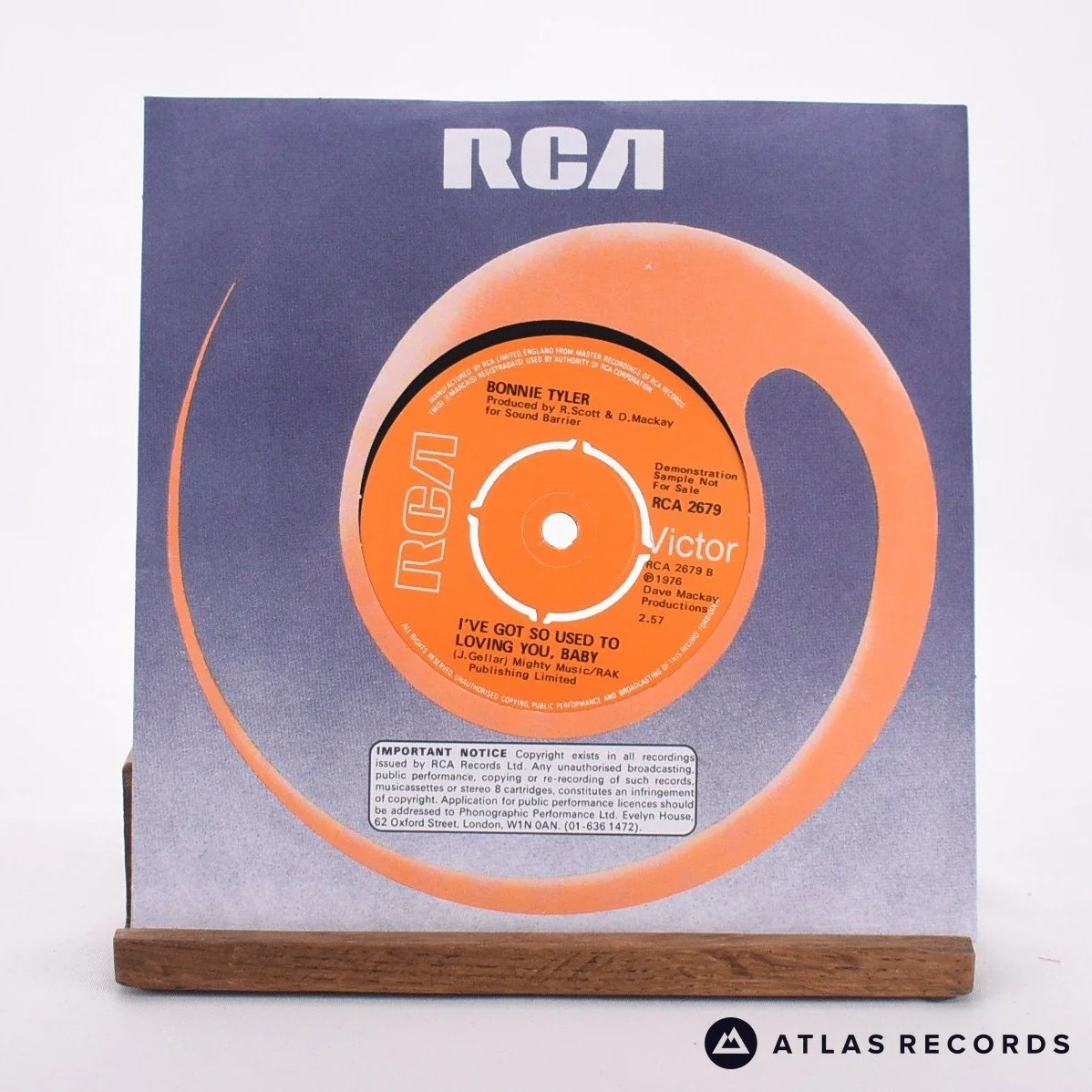 Bonnie Tyler - My! My! Honeycomb - Promo 7" Vinyl Record - EX/EX - Image 2