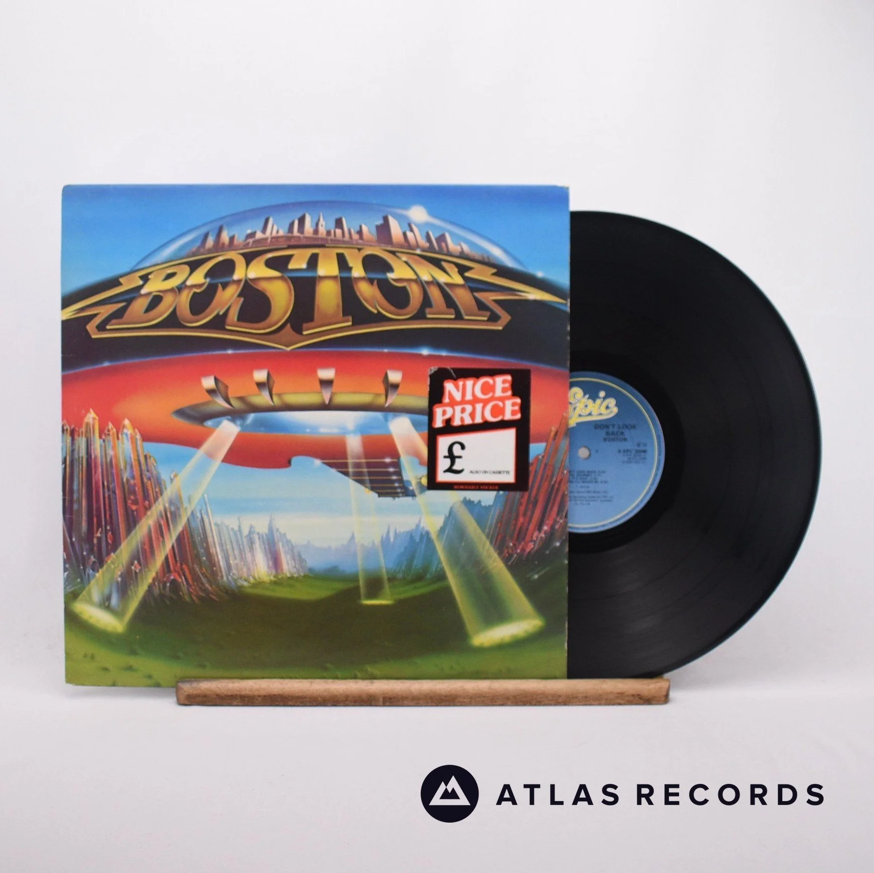 Boston - Don't Look Back - Reissue LP Vinyl Record - VG+/EX