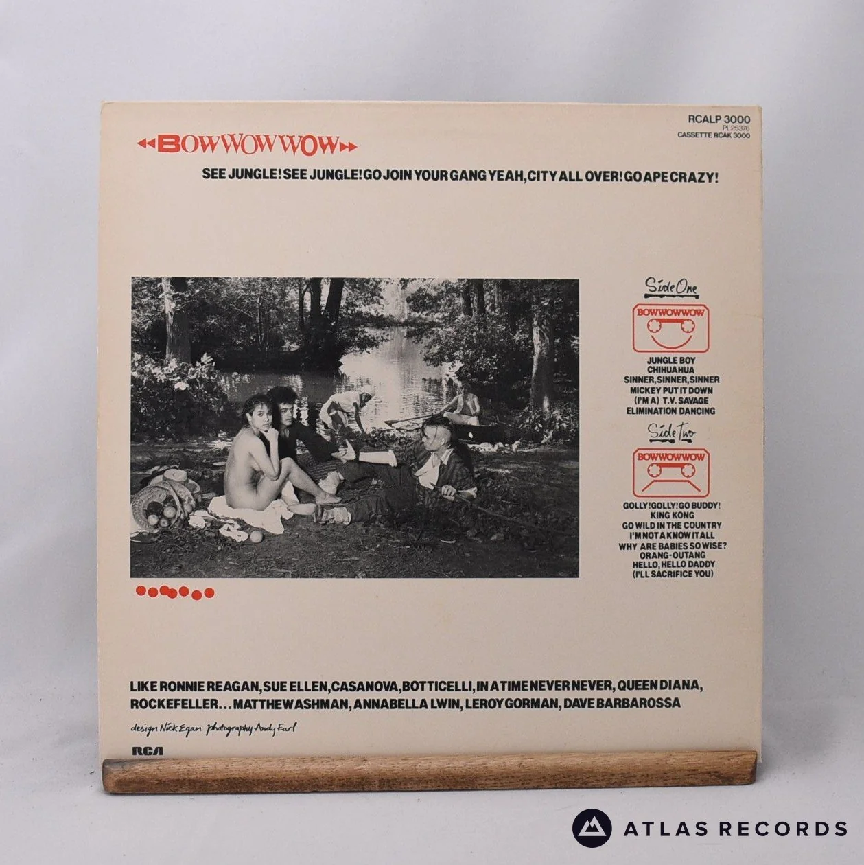 Bow Wow Wow - See Jungle! See Jungle! Go Join Your Gang Yeah, City Al - LP Vinyl - Image 2
