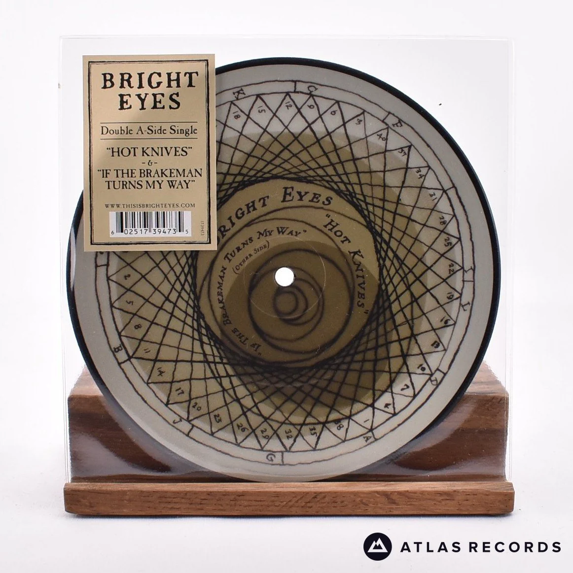 Bright Eyes - Hot Knives -&- If The Brakeman Turns My Way - 7" Vinyl Record - NM/NM