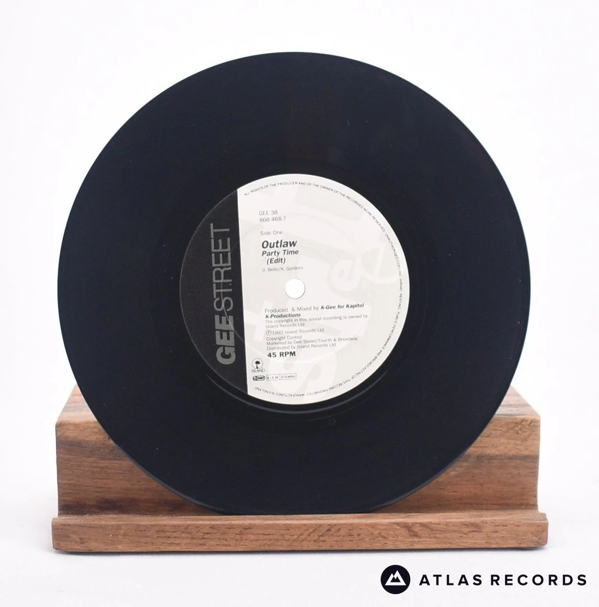 Brothers Like Outlaw - Party Time - 7" Vinyl Record - EX/EX - Image 3