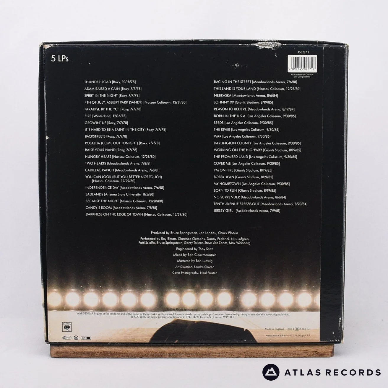 Bruce Springsteen & The E-Street Band - Live 1975-85 - 5 x LP Vinyl Record - Image 2