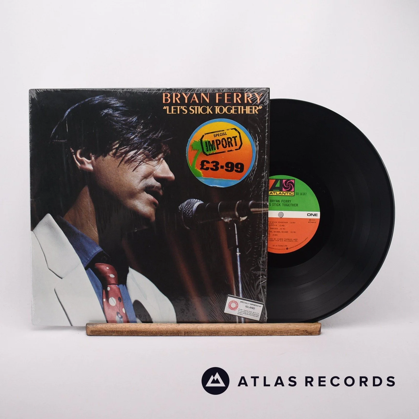 Bryan Ferry - Let's Stick Together - LP Vinyl Record - EX/EX