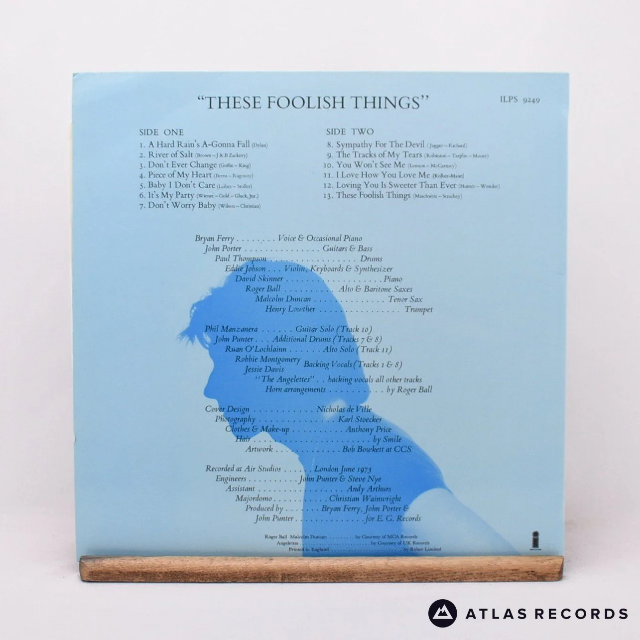 Bryan Ferry - These Foolish Things - LP Vinyl Record - EX/EX - Image 2