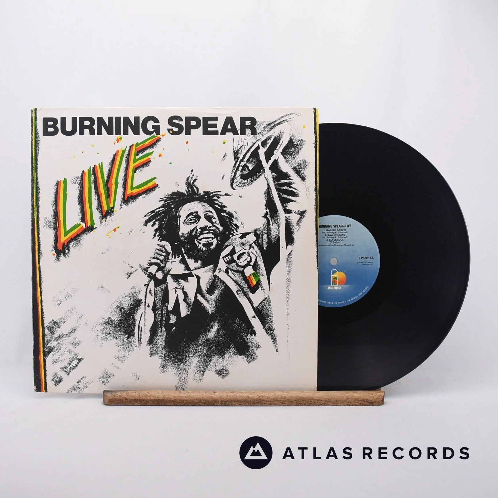 Burning Spear - Live - LP Vinyl Record - EX/VG+