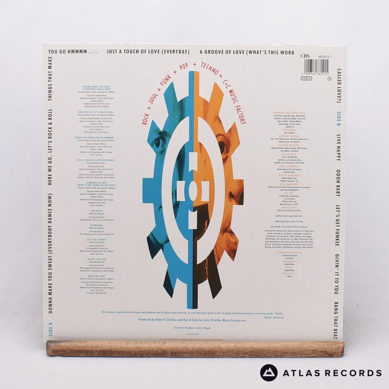 C + C Music Factory - Gonna Make You Sweat - LP Vinyl Record - EX/NM - Image 2