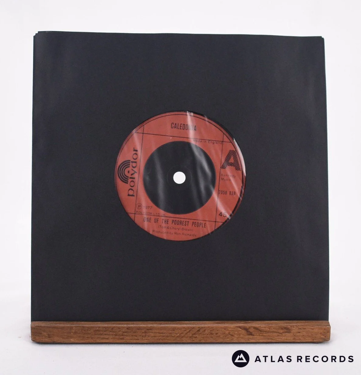 Caledonia - One Of The Poorest People - 7" Vinyl Record - VG+