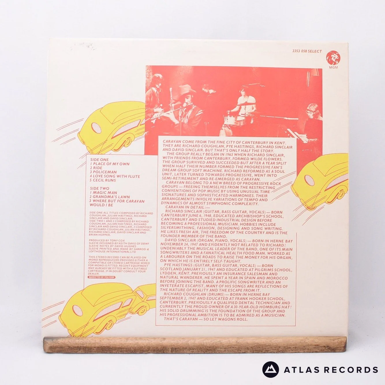 Caravan - Caravan - Reissue A//1 B//1 LP Vinyl Record - EX/EX - Image 2