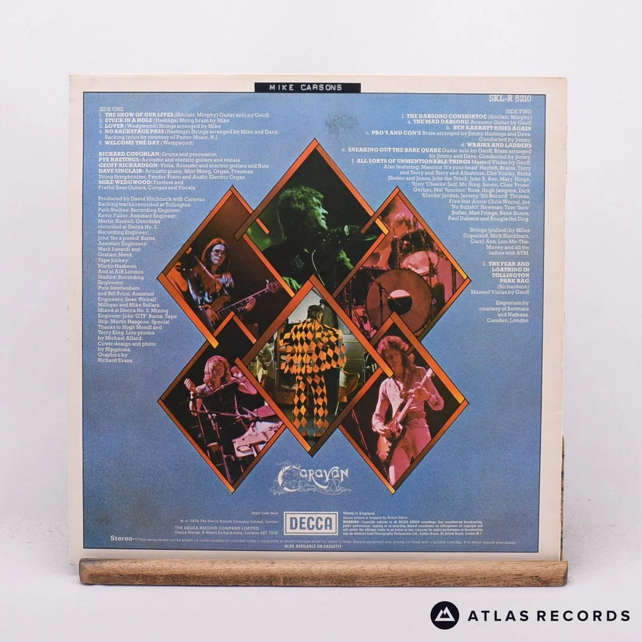 Caravan - Cunning Stunts - P-2 P-2 LP Vinyl Record - VG+/EX - Image 2