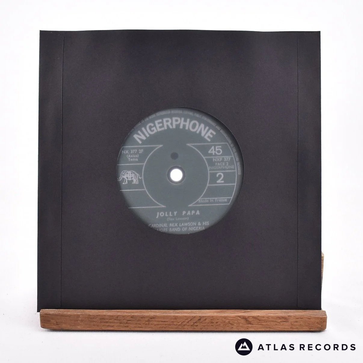Cardinal Rex Jim Lawson & His Mayors Band Of Nigeria - Abasi Ye Enye - 7" Vinyl Record - VG+ - Image 2