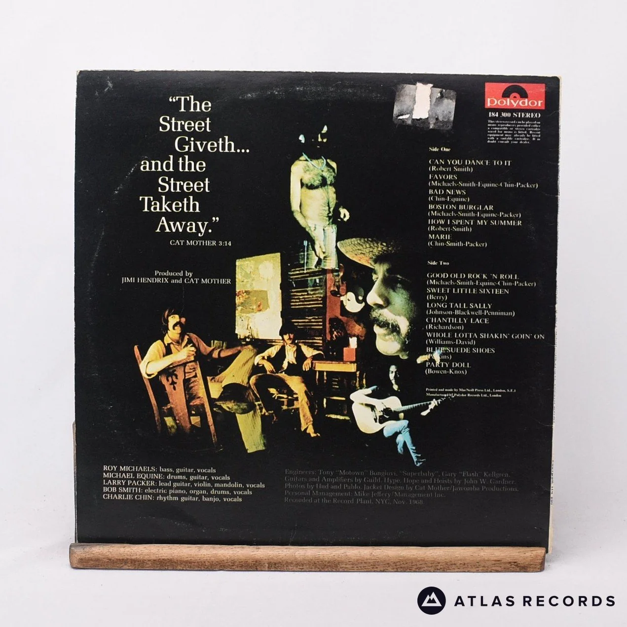 Cat Mother And The All-Night Newsboys - "The Street Giveth...And The - LP Vinyl - Image 2