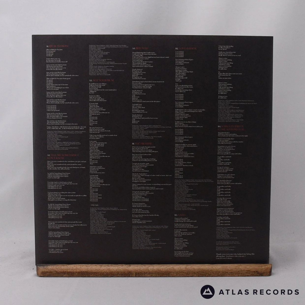 Celeste - Not Your Muse - Lyric Sheet A1 B1 LP Vinyl Record - NM/EX - Image 3